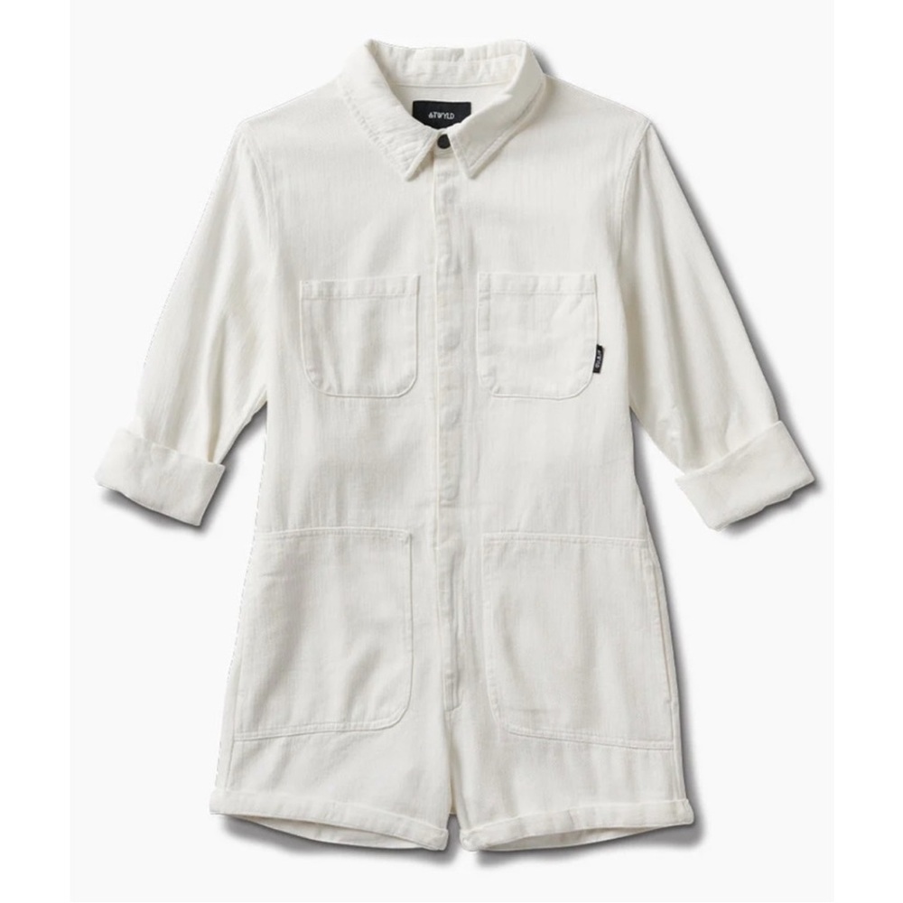 ATWYLD White Denim Romper